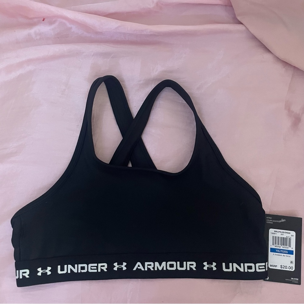 Black Under Armour Sports Bra